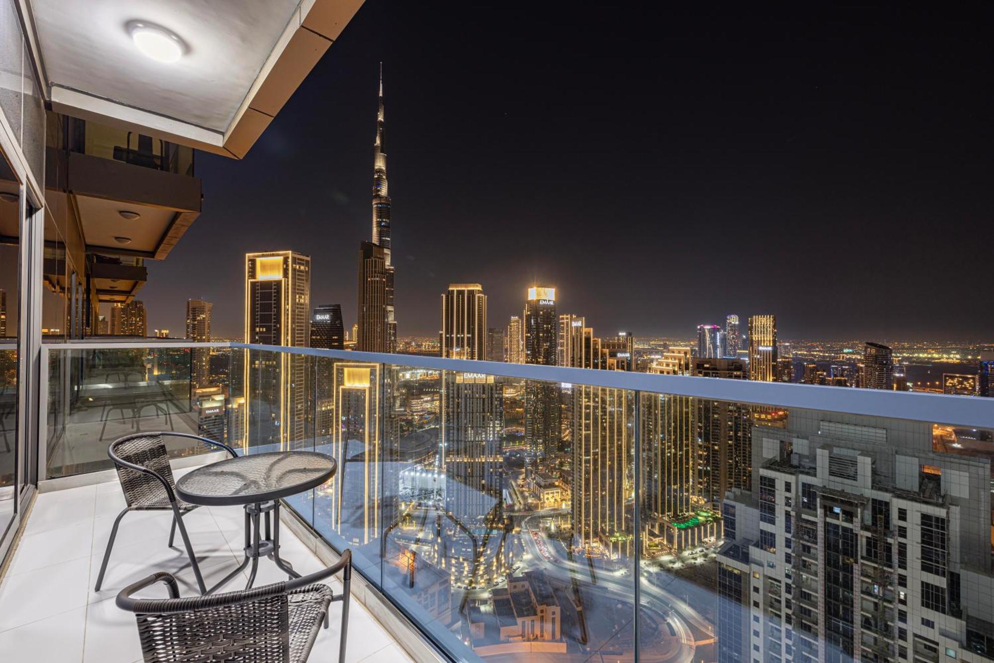Apartment 2br High Floor Infinity Pool W/ Burj Khalifa View Dubai