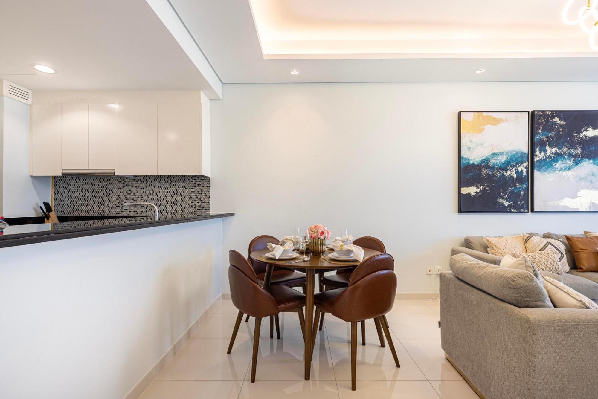 Apartment 2br High Floor Infinity Pool W/ Burj Khalifa View
